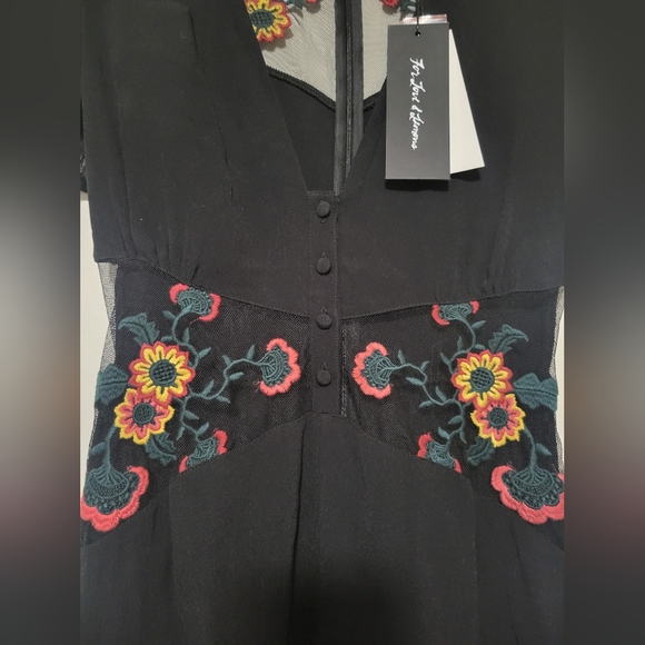 NWT- XS Elenora Romper- For Love and Lemons - Picture 3 of 13